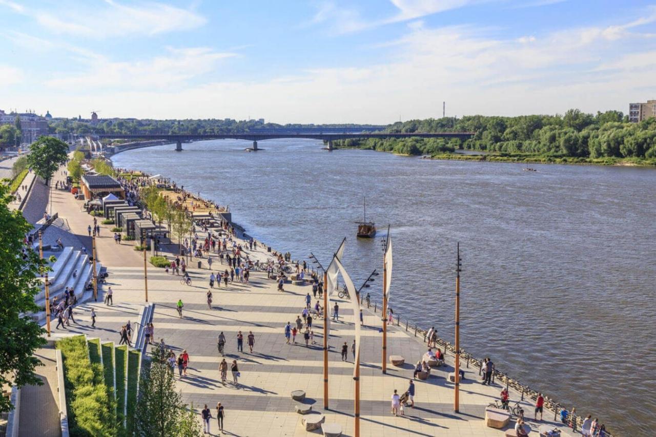 Warsaw Downtown View 3 Rooms 60M2+ Free Garage 2Km Old Town Metro 9Min Tram Esterno foto