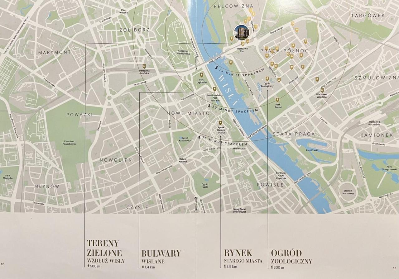 Warsaw Downtown View 3 Rooms 60M2+ Free Garage 2Km Old Town Metro 9Min Tram Esterno foto